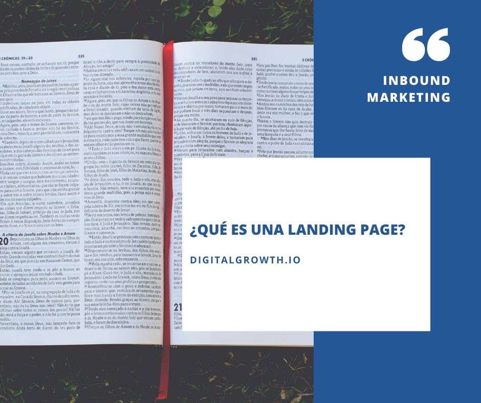 ¿QUÉ ES UNA LANDING PAGE?