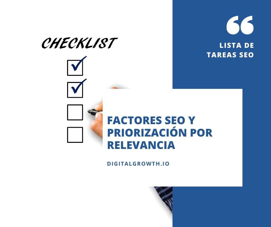 FACTORES SEO Y PRIORIZACIÓN POR RELEVANCIA