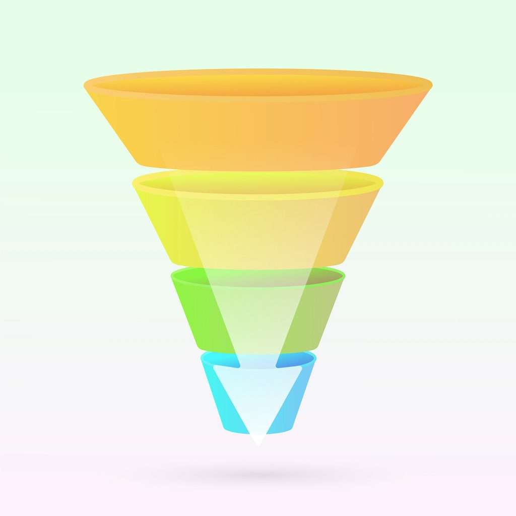 estrategia de contenidos SEO embudo conversion