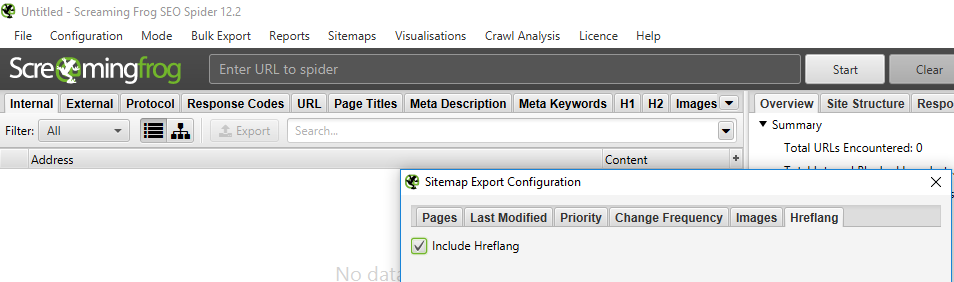 hreflang - sitemap